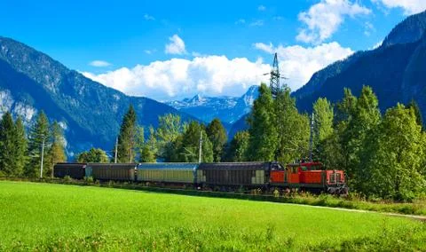 Alps landscape Stock Photos