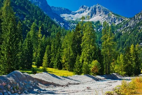 Alps landscape Stock Photos