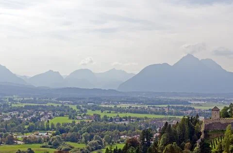 Alps landscape Stock Photos