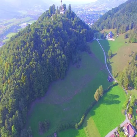 Alps Mountain Aerial view. Stock Footage 69329533