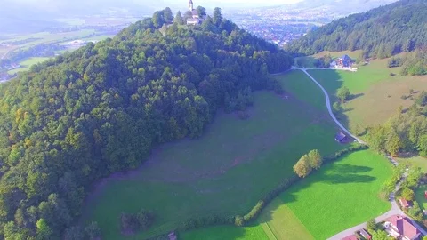 Alps Mountain Aerial view 動画素材 70200076