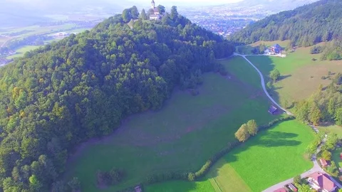 Alps Mountain Aerial view Vidéo 70200152