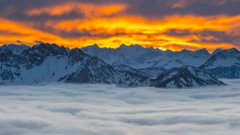 Alps mountain panorama 8K Stock Footage 147525564