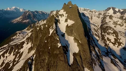 Alps - Mountain range in europe Stock Footage 264790542