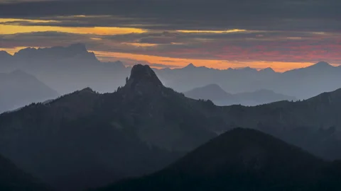 Alps mountain at summer time lapse 스톡 동영상 138322501