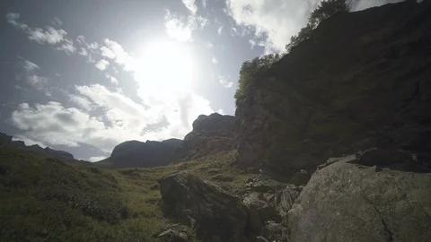 Alps mountain time lapse Video stock 79853802