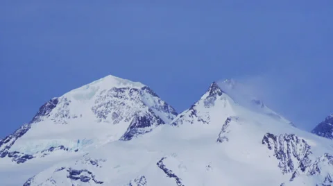 Alps mountain view from Eggishorn Stock Footage 35301768