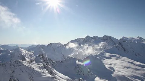 Alps mountain view Stock Footage 10715371