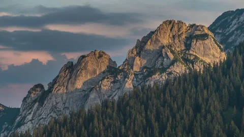 Alps mountain zoom 스톡 동영상 138897003