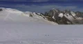 Alps mountaineers on glacier HD Footage