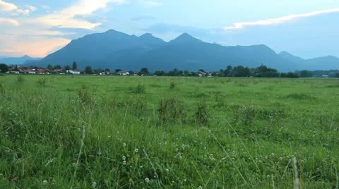 Alps - Mountains with Grass in Front - Harmony Scene 스톡 동영상 11521814