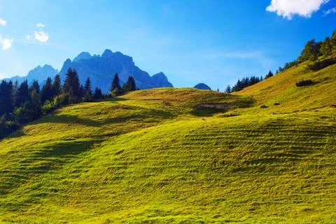 Alps mountains Stock Photos
