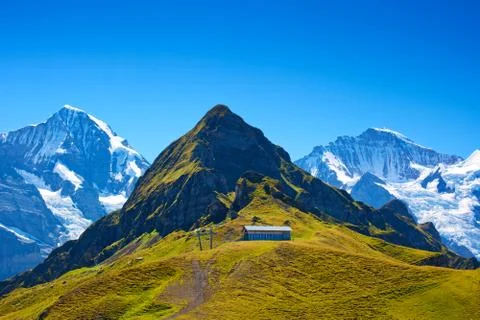 Alps mountains Stock Photos