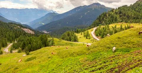 Alps Mountains Foto stock