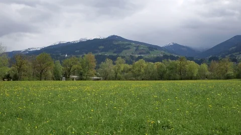 Alps mountains view from Wipp valley Video stock 74997869