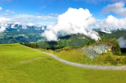 Alps panorama Stock Photos