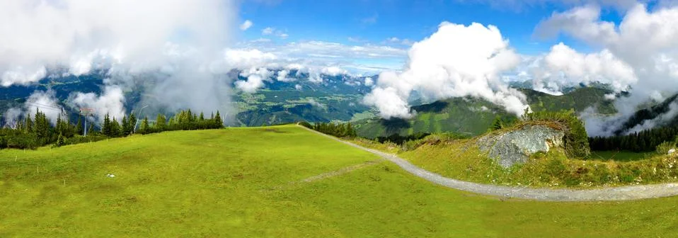 Alps panorama Stock Photos