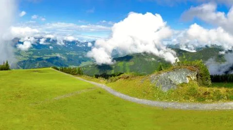 Alps panorama Stock Photos
