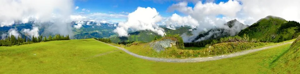 Alps panorama Stock Photos