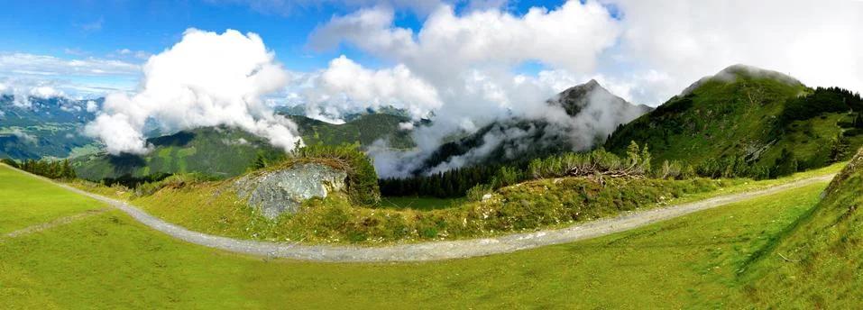 Alps panorama Stock Photos