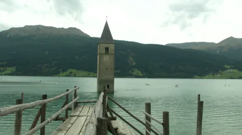 Alps Resia 01 Stock Footage 36173235
