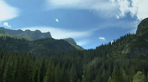 Alps in Summer Stock Footage 52948736