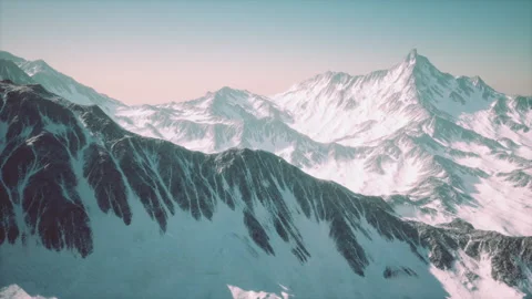 The Alps from the Titlis Peak Stock Footage 229653861