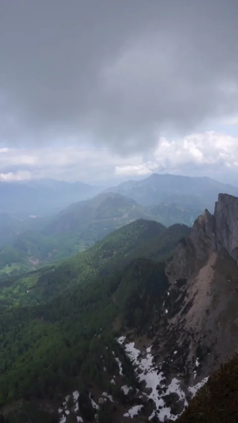 Of the Alps vertical video for the phone Video stock 243340086