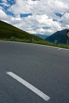 Alps view from Grossglockner High Alpine Road Stock Photos