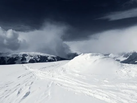 Alps in winter Stock Photos