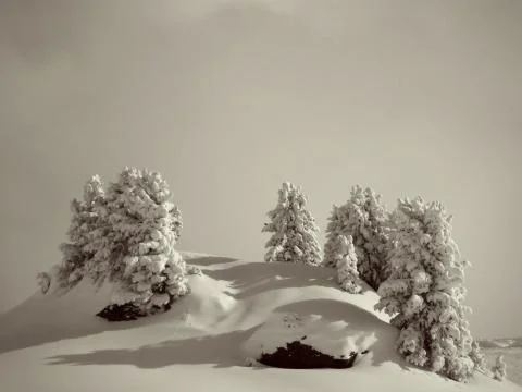 Alps in winter Stock Photos