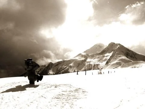 Alps in winter Stock Photos