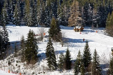 Alps in winter  Stock Photos