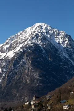 Alps in winter  Stock Photos