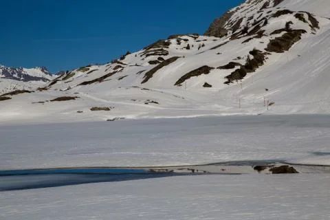Alps in winter Stock Photos