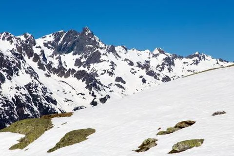 Alps in winter Stock Photos