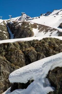 Alps in winter Stock Photos