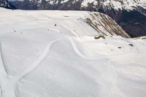 Alps in winter Stock Photos