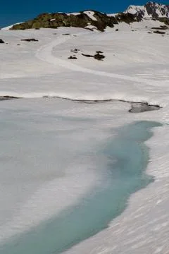 Alps in winter Stock Photos