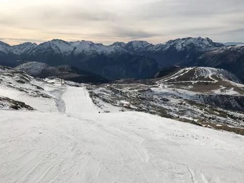 Alps in winter Stock Photos