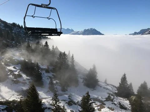 Alps in winter Stock Photos