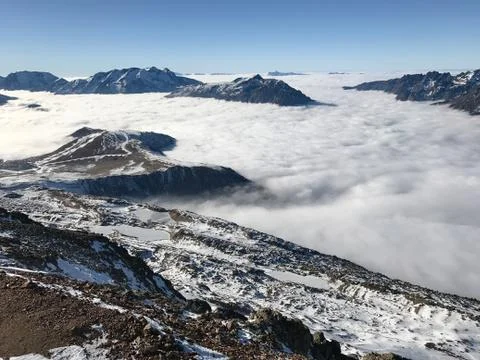 Alps in winter Stock Photos