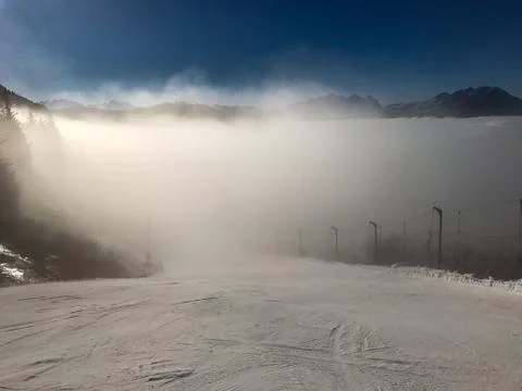 Alps in winter Stock Photos