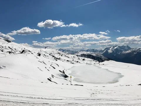 Alps in winter Stock Photos