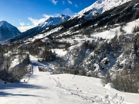 Alps in winter Stock Photos