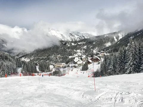 Alps in winter Stock Photos
