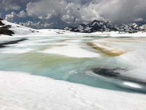Alps in winter Stock Photos