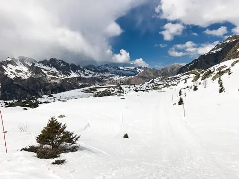 Alps in winter Stock Photos