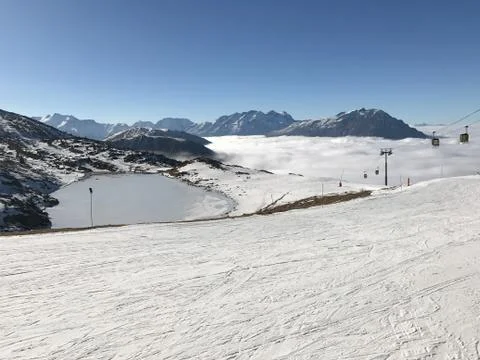 Alps in winter Stock Photos