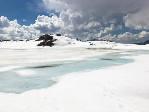 Alps in winter Stock Photos
